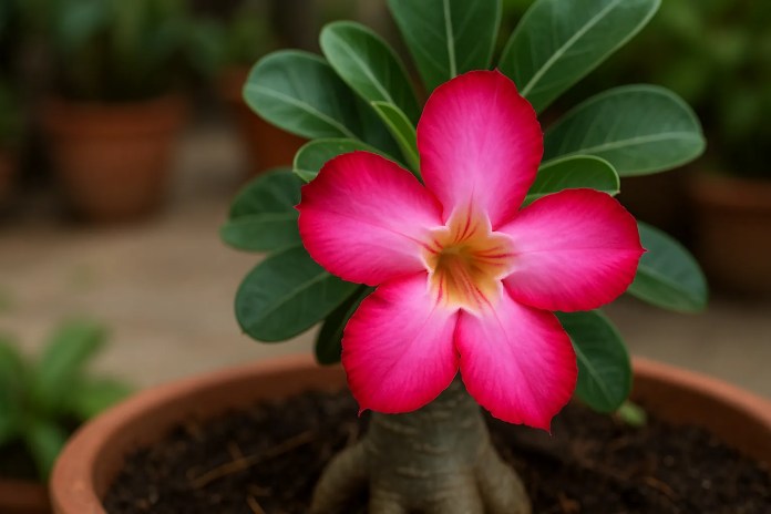 4 sinais de que sua rosa-do-deserto precisa de mais sol para explodir em flores (2) 4 sinais de que sua rosa-do-deserto precisa de mais sol para explodir em flores