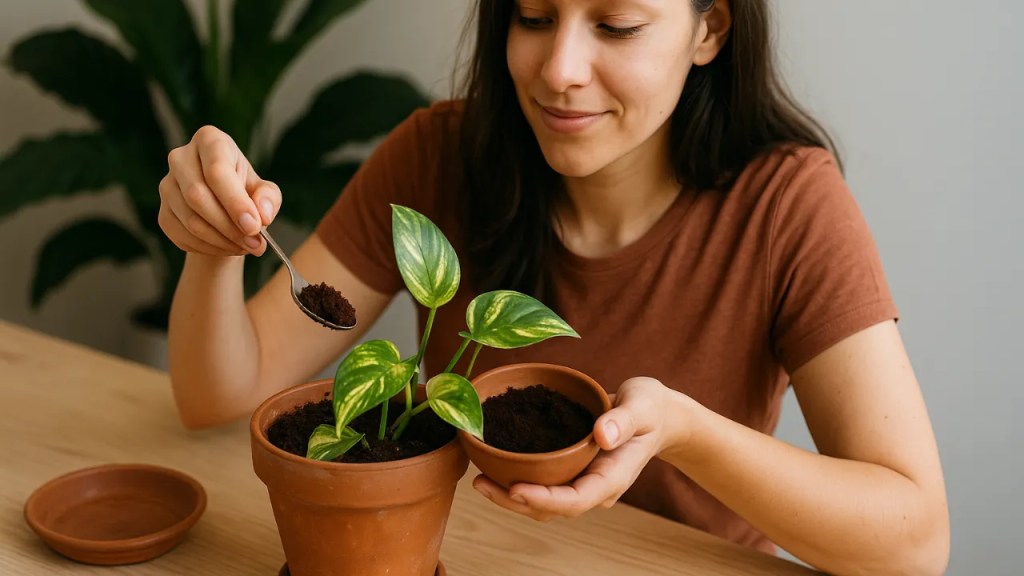 7 vantagens de usar borra de café na sua jiboia