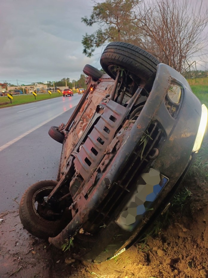 Acidente na rotatória Acidente na rotatória
