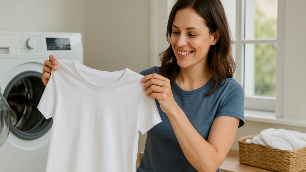 A técnica que deixa roupas brancas de verdade sem usar cloro