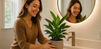 Essa planta no lavabo renova o ar e ainda atrai elogios das visitas Essa planta no lavabo renova o ar e ainda atrai elogios das visitas