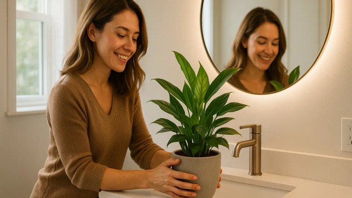 Essa planta no lavabo renova o ar e ainda atrai elogios das visitas Essa planta no lavabo renova o ar e ainda atrai elogios das visitas