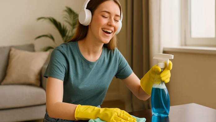 Limpar a casa ouvindo esse tipo de música muda até o humor da família Limpar a casa ouvindo esse tipo de música muda até o humor da família