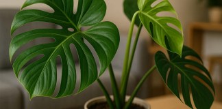 Monstera Burle Marx descubra o ponto da casa que acelera a abertura das folhas novas