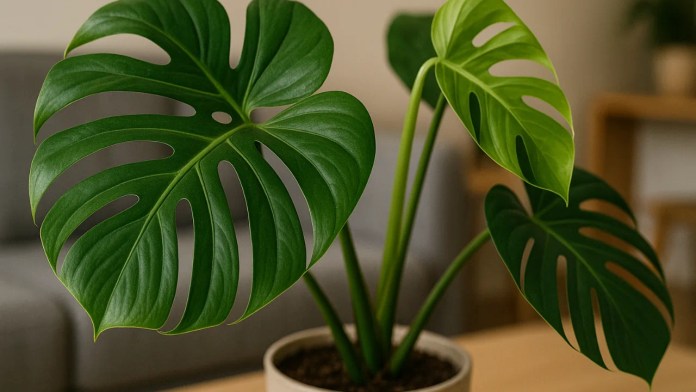 Monstera Burle Marx descubra o ponto da casa que acelera a abertura das folhas novas