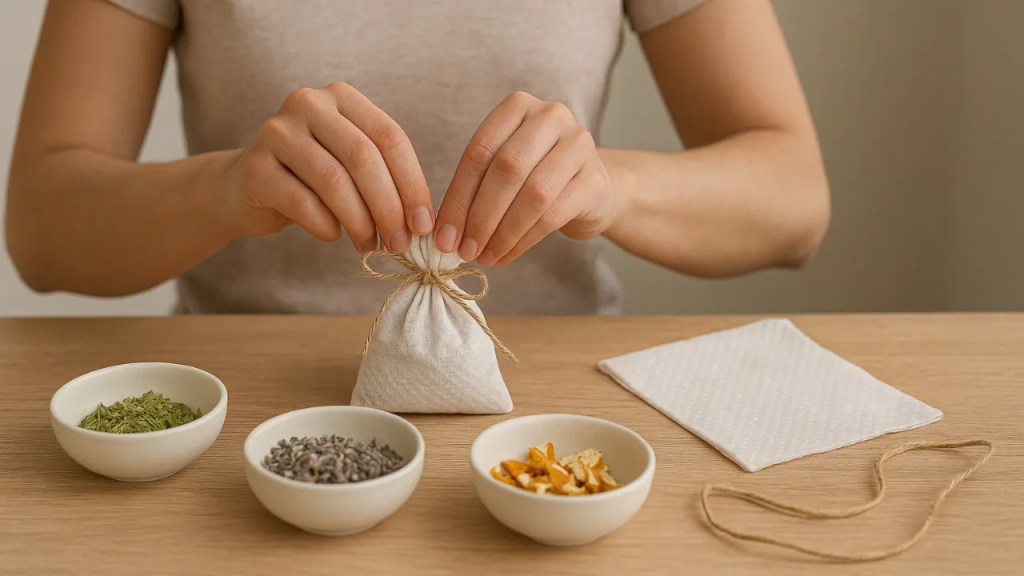 Saiba como fazer um sachê aromático para afastar mosquitos e perfumar seu quarto