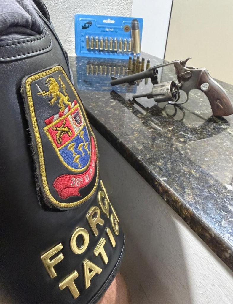 Homem é preso por posse irregular de arma de fogo em Dourado