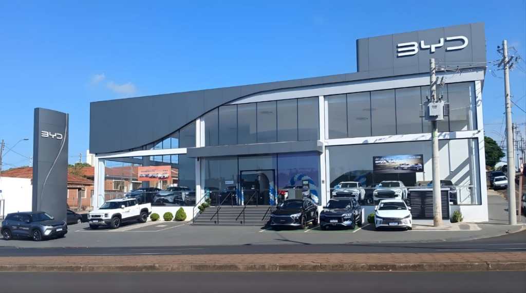 BYD abrirá concessionária completa em São Carlos sob gestão do Grupo Aliança