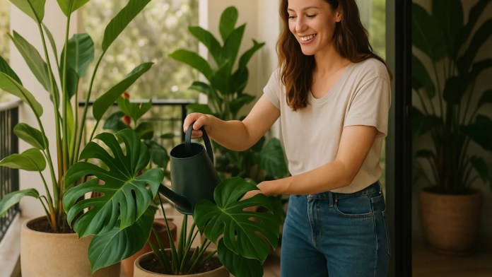 plantas tropicais para vasos no estilo tropical-chique