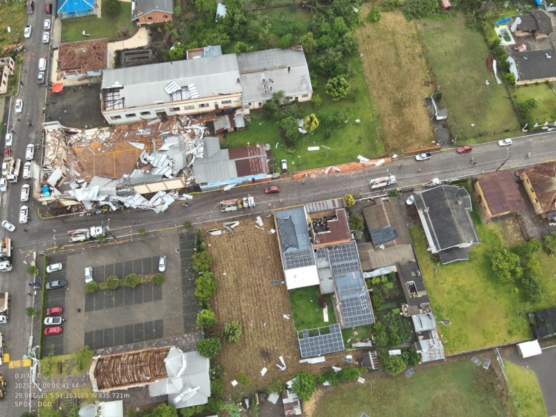 Flores da Cunha foi devastada