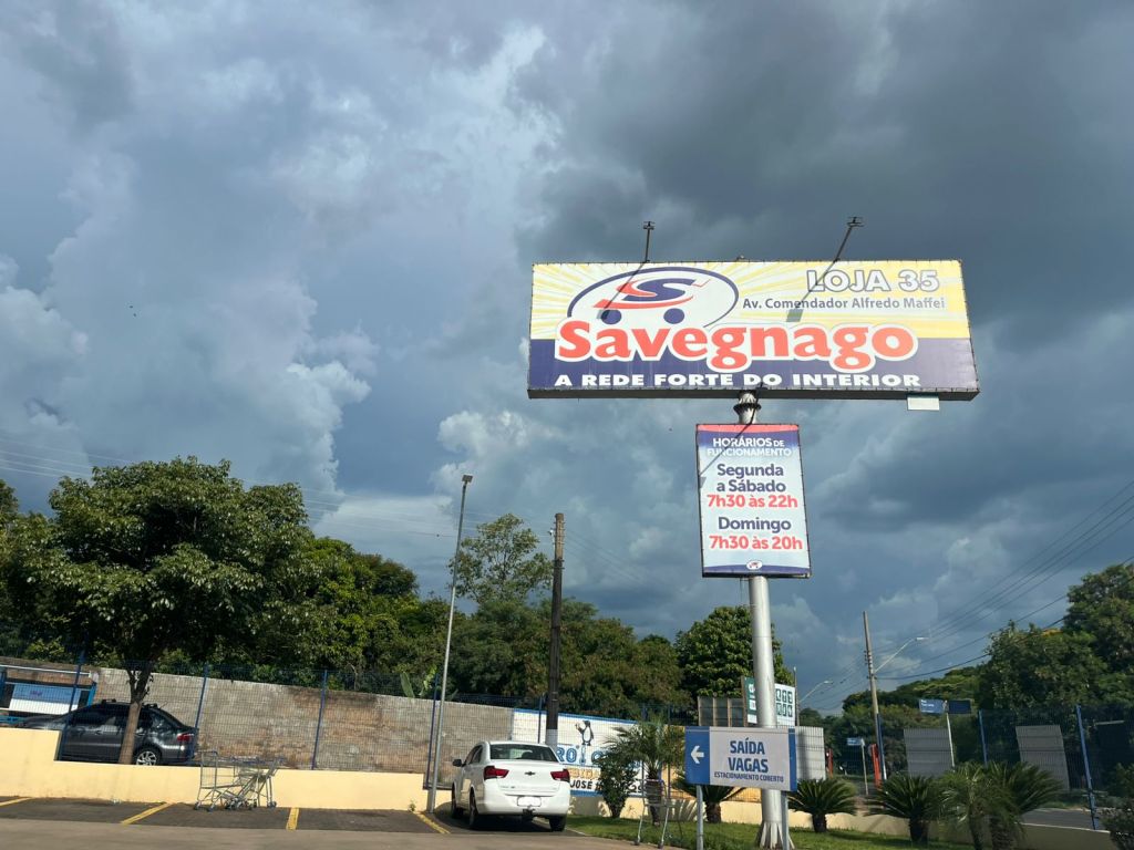 Tempo fechado em São Carlos