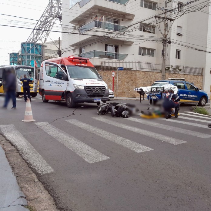 Colisão no Centro de São Carlos
