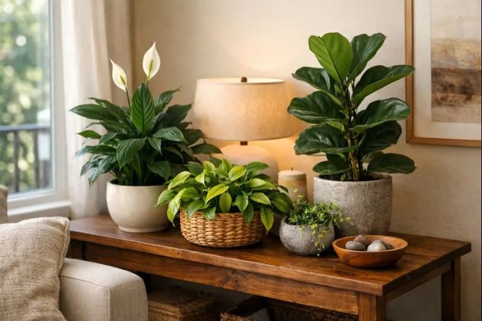 Feng Shui na sala de estar colocar plantas nesse ponto melhora a circulação de energia e o conforto visual