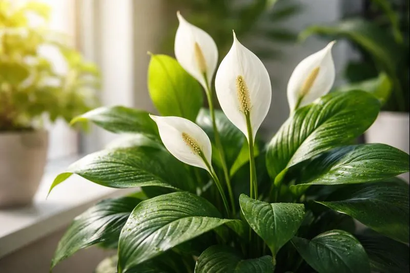 O cuidado diário que protege o lírio-da-paz e devolve energia da planta para novas flores lírio-da-paz