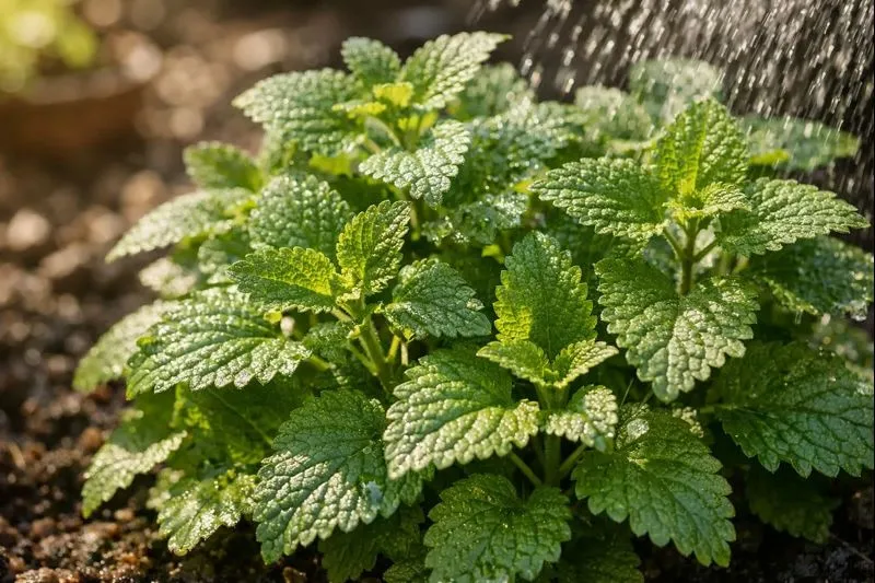O ponto de sol e rega que deixa a erva-cidreira brasileira (lippia alba) mais aromática
