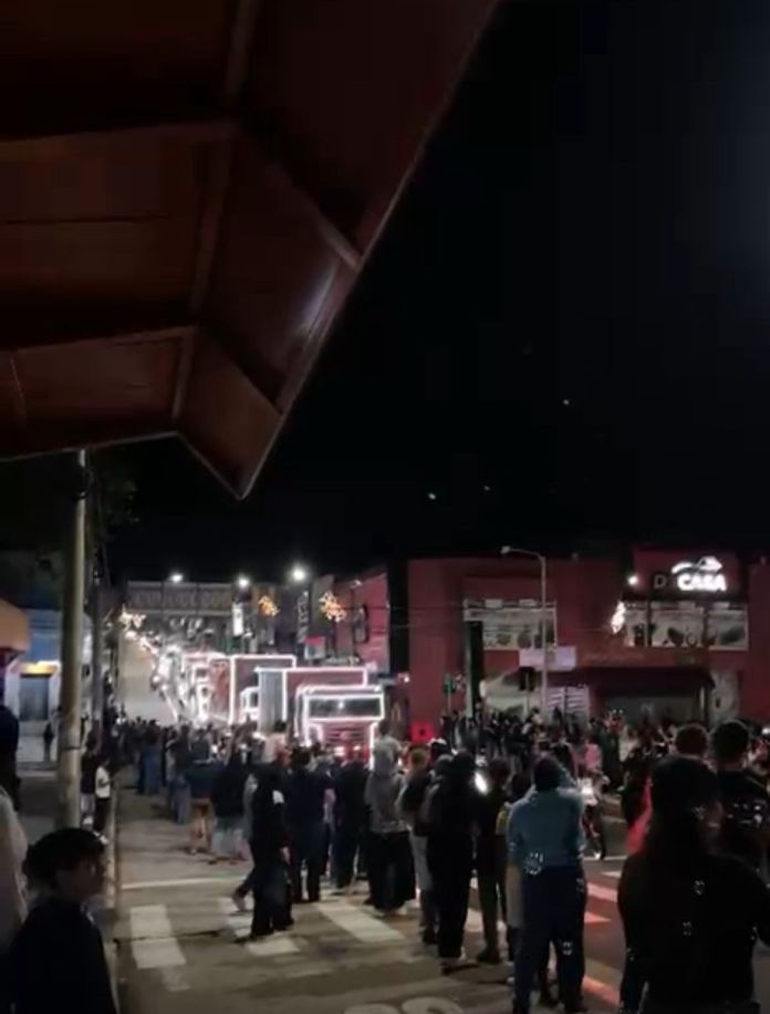 caravana coca cola avenida sao carlos