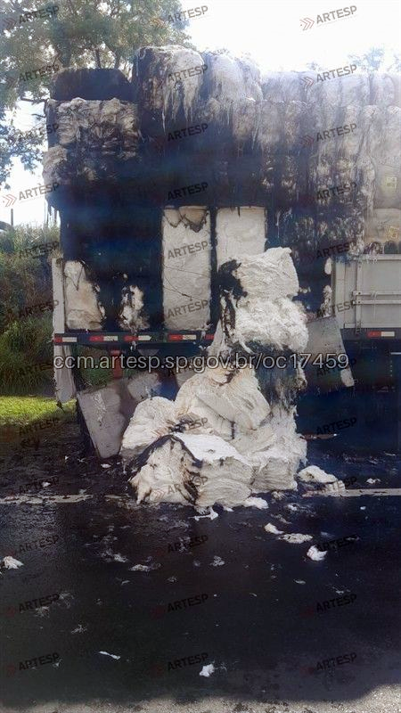 Carga queimada em incêndio Carga queimada em incêndio