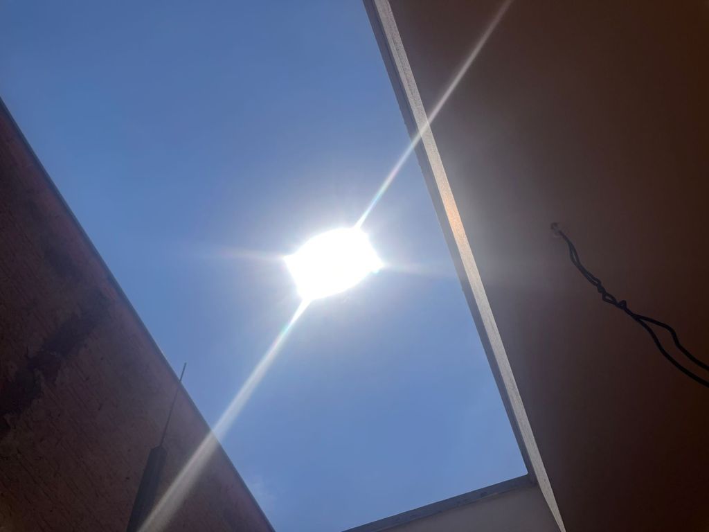 Sol forte no domingo