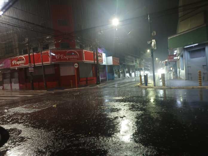 Chuva forte em São Carlos Chuva forte em São Carlos
