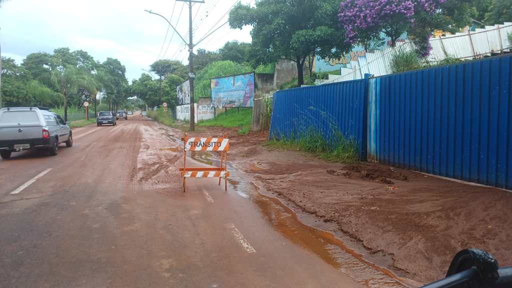 Lama invadiu Marginal