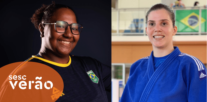No dia 31 de janeiro, no ginásio de eventos do Sesc São Carlos, o público terá a oportunidade de conhecer mais sobre as atletas brasileiras de Judô, Bia Souza e Alana Maldonado, medalhistas de ouro nos Jogos Olímpicos e Paralímpicos No dia 31 de janeiro, no ginásio de eventos do Sesc São Carlos, o público terá a oportunidade de conhecer mais sobre as atletas brasileiras de Judô, Bia Souza e Alana Maldonado, medalhistas de ouro nos Jogos Olímpicos e Paralímpicos