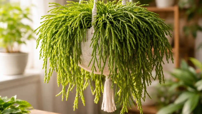 Rhipsalis serrote o erro de sombra que deixa os ramos finos demais