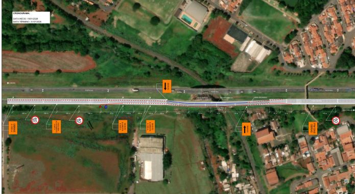 Washington Luís terá sinalização especial a partir de segunda Washington Luís terá sinalização especial a partir de segunda