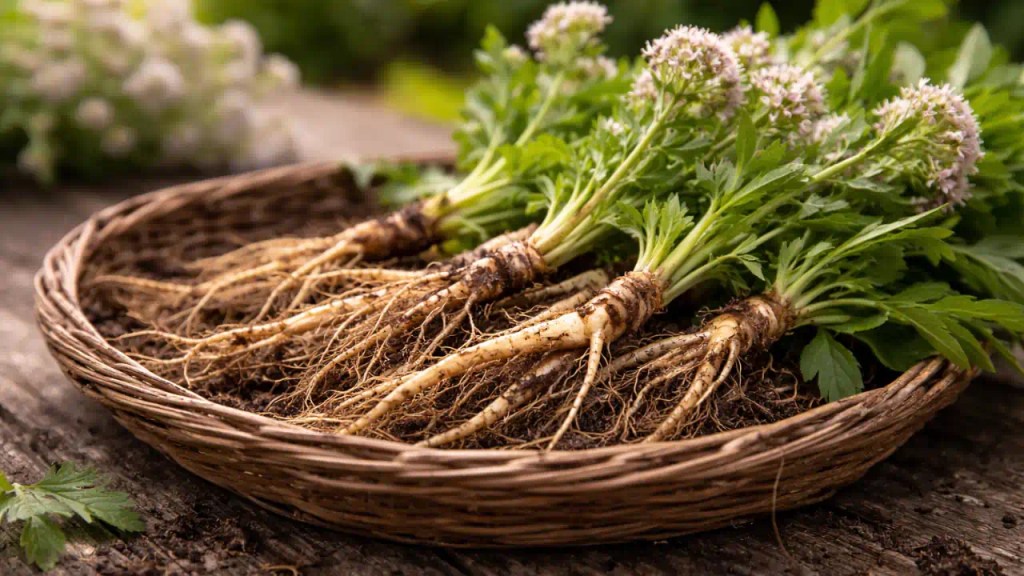 Valeriana com aroma fraco o melhor momento de colheita costuma durar só 7 a 10 dias