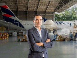 Alexandre Peronti, diretor de Manutenção da LATAM Brasil Crédito: Divulgação LATAM
