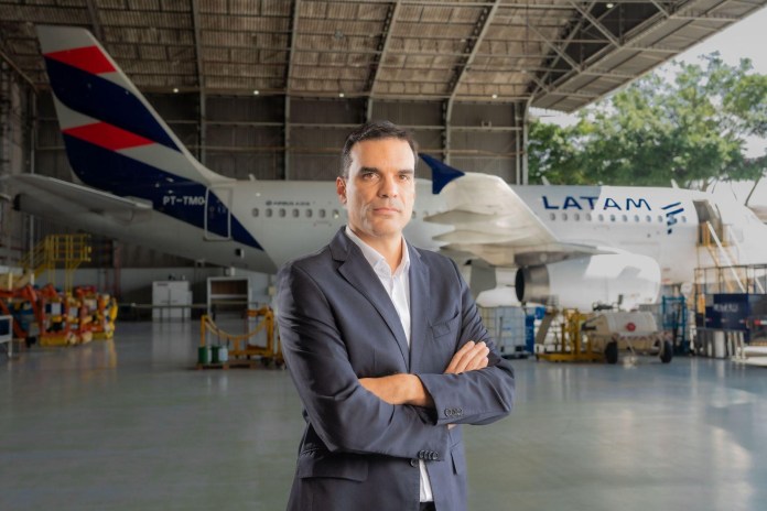 Alexandre Peronti, diretor de Manutenção da LATAM Brasil Crédito: Divulgação LATAM