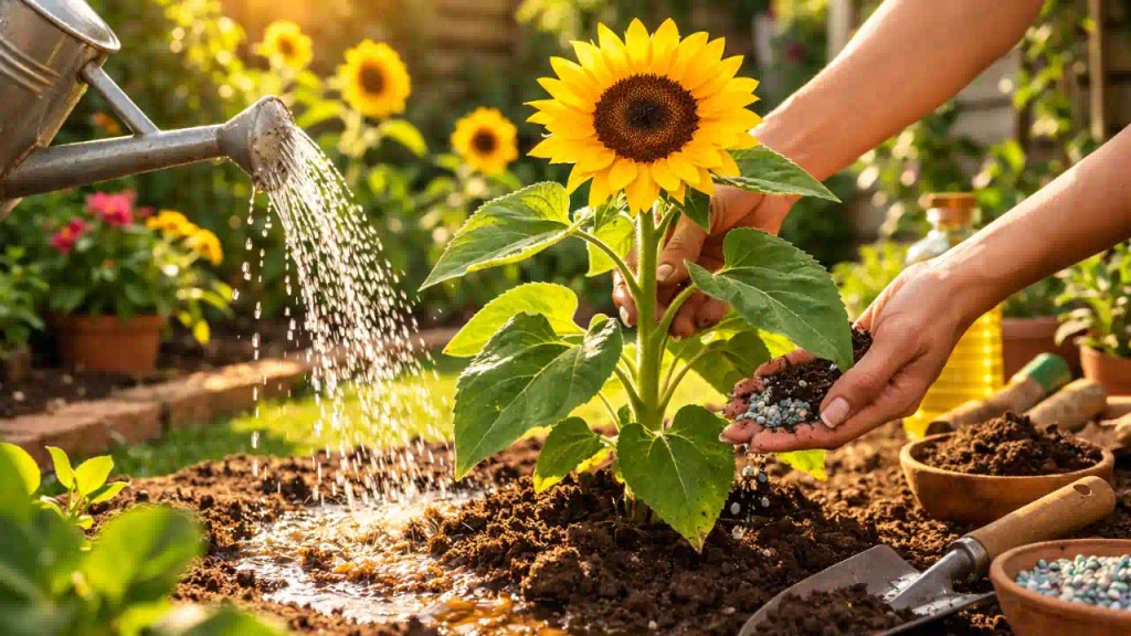 3 cuidados iniciais que ajudam o girassol a florescer forte no jardim doméstico