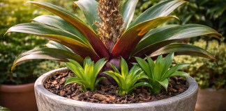 Após a floração, três cuidados evitam a morte precoce da bromélia-imperial Após a floração, três cuidados evitam a morte precoce da bromélia-imperial