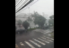 Dia vira noite e tempestade atinge São Carlos