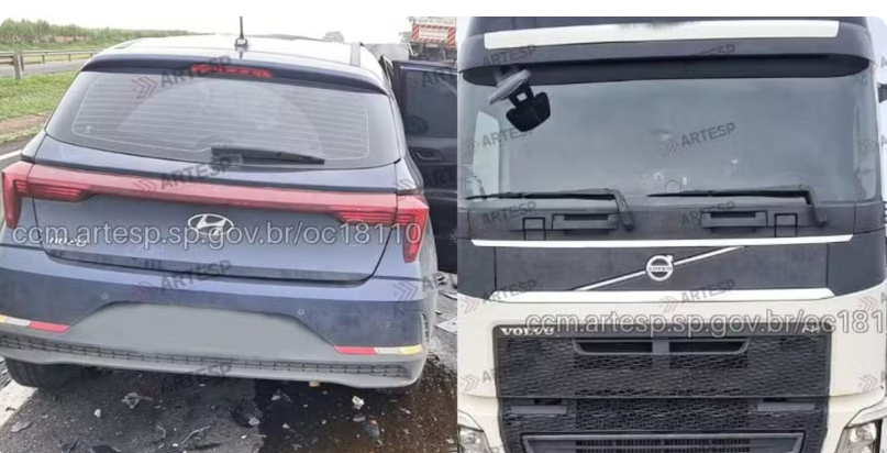 Técnico de enfermagem do Samu morre após acidente entre carro e caminhão