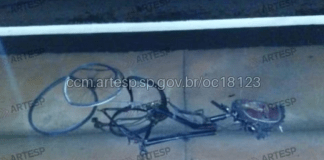 Ciciclista morre atropelado na SP 255