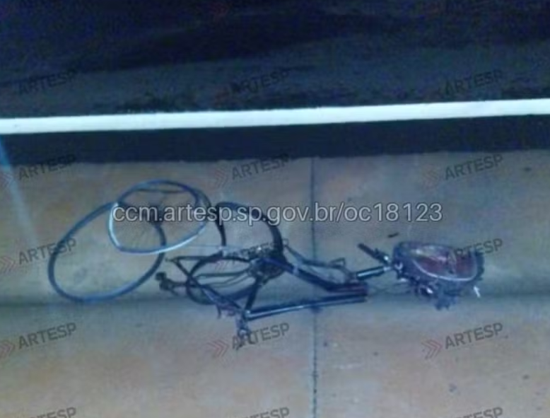 Ciciclista morre atropelado na SP 255