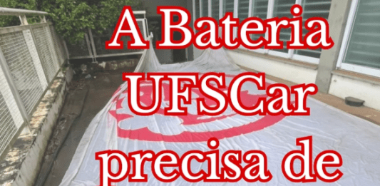 Bateria UFSCar faz VAKINHA para recuperar instrumentos destruídos por enchente