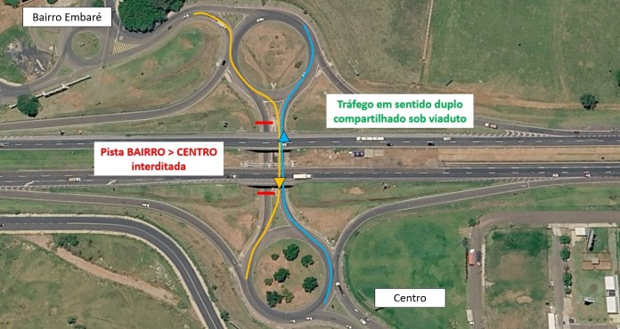 Viaduto do Embaré passa a operar em mão dupla 