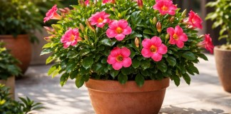 Sete ajustes simples fazem a dipladênia florescer até em vasos médios Sete ajustes simples fazem a dipladênia florescer até em vasos médios