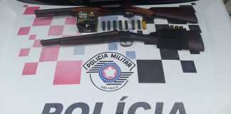 Roubo: arma e veículo apreendidos