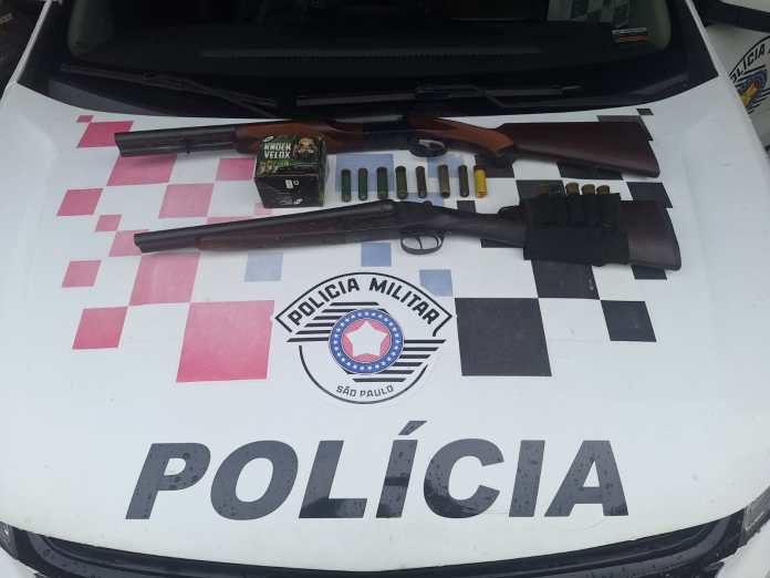 Roubo: arma e veículo apreendidos Roubo: arma e veículo apreendidos