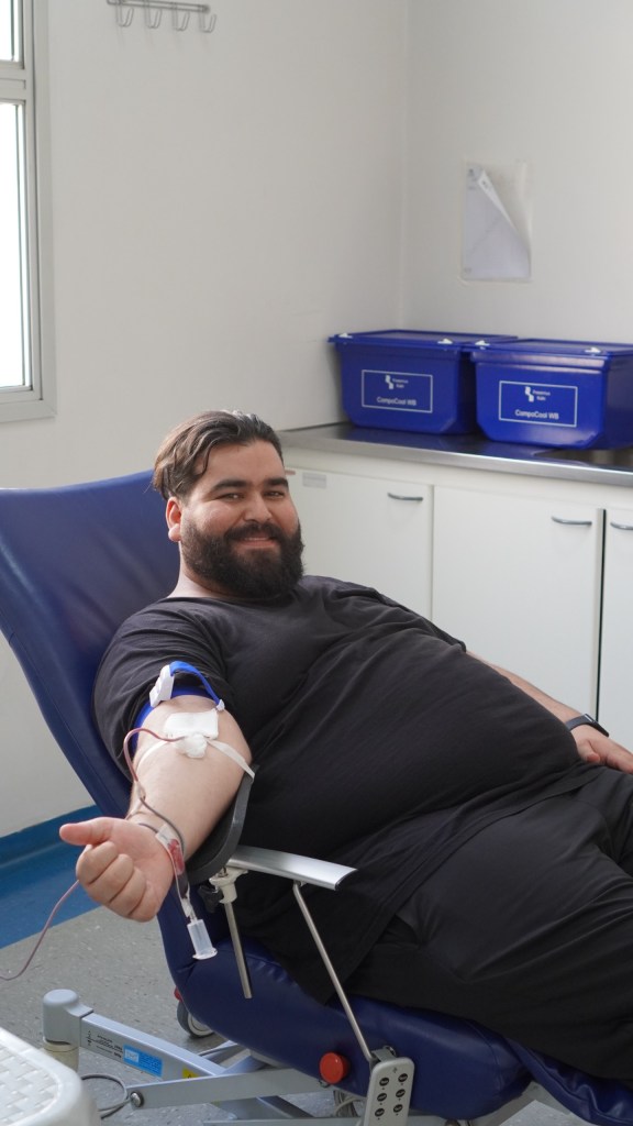 Santa Casa recebe Padre Jonas para abertura de campanha de doação de sangue