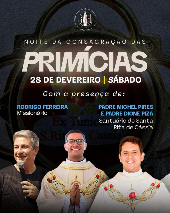 Paróquia Nossa Senhora de Fátima de São Carlos recebe imagem e relíquia peregrina de Santa Rita de Cássia neste final de semana