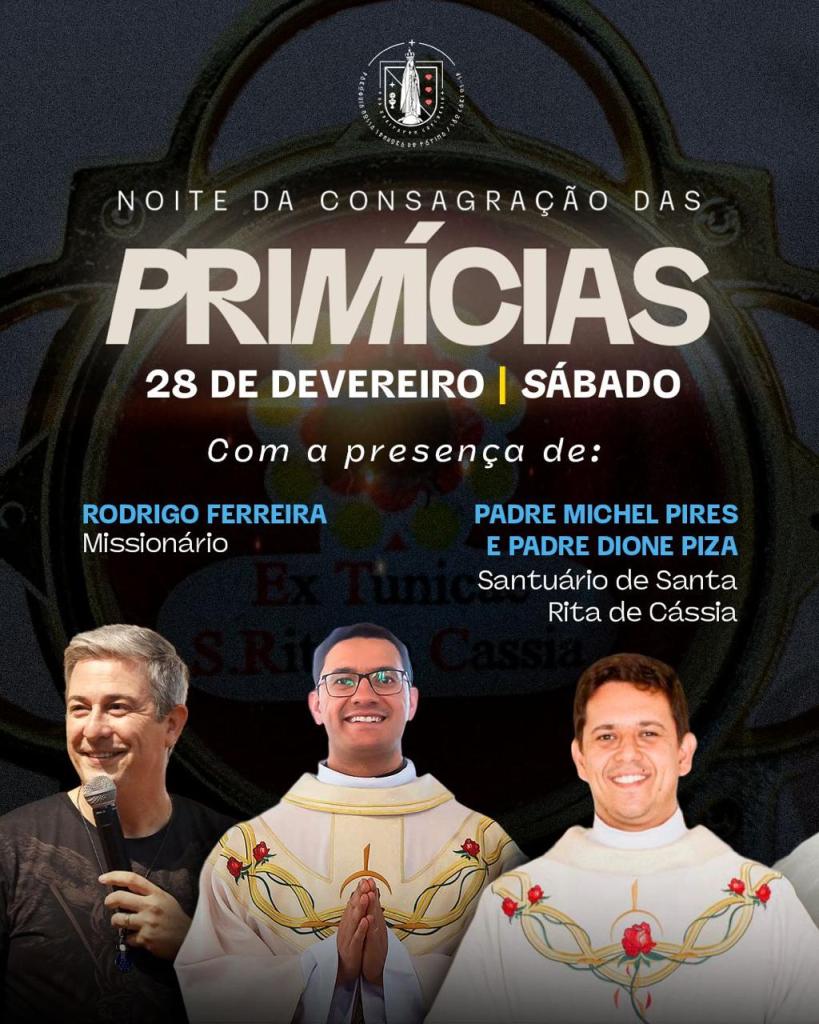 Paróquia Nossa Senhora de Fátima de São Carlos recebe imagem e relíquia peregrina de Santa Rita de Cássia neste final de semana