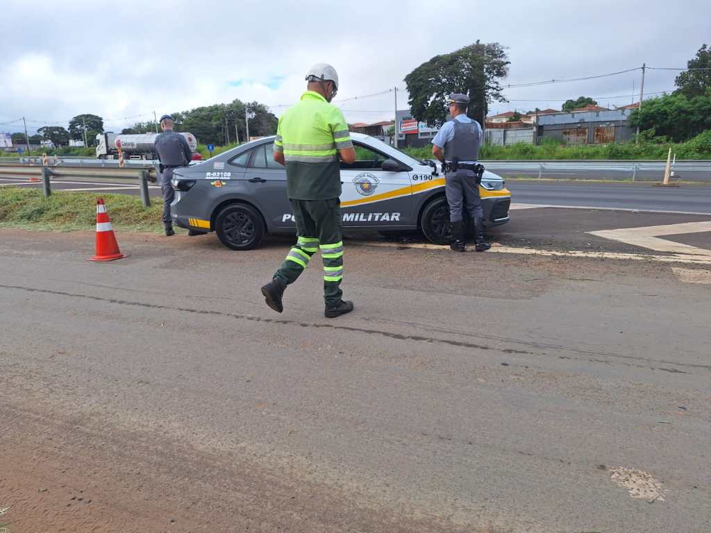 Homem foi atropela na WL; Políca no local