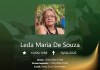 O falecimento, aos 67 anos, de Leda Maria de Souza