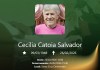 O falecimento, aos 77 anos, de Cecilia Catoia Salvador