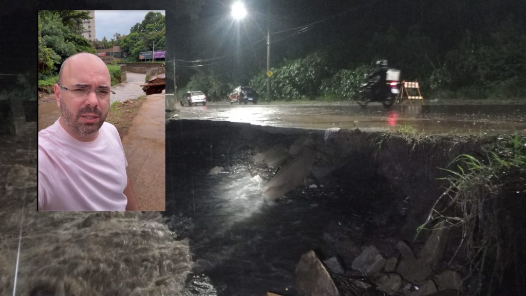 Chuva: Netto visita Curva do Joinha e recomenda cautela ao motorista