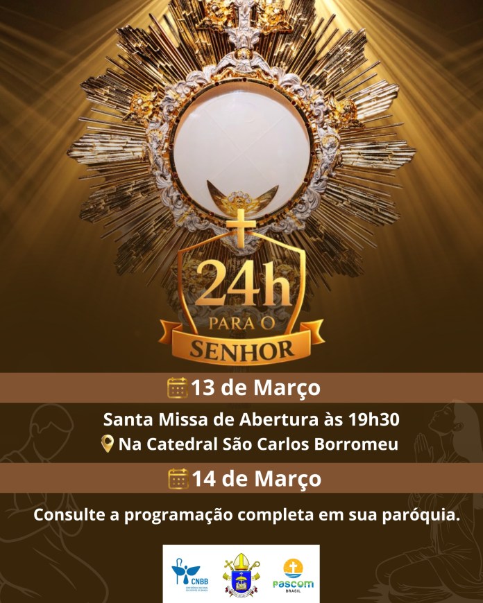 Diocese de São Carlos participa da iniciativa mundial “24 Horas para o Senhor” durante a Quaresma