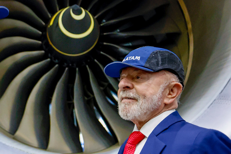 Na LATAM, Lula conheceu a força de trabalho do MRO
